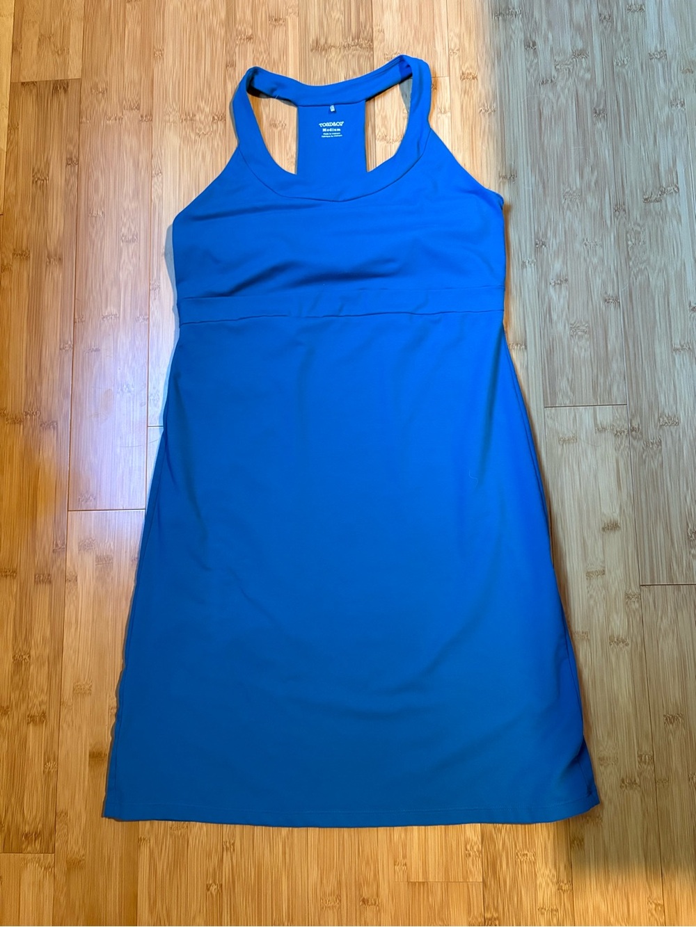 Toad & Co Teal Racerback Dress
